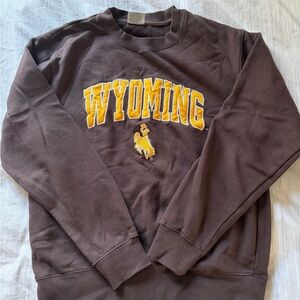 Brown Wyoming Medium Stadium Vintage Sweatshirt